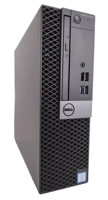 Dell 3050 OptiPlex SFF i5-7500 7th gen 3.4GHz 16GB RAM 256GB SSD WiFi Win 11 - Image 1 of 4