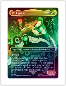 Dr. Eggman Foil Sonic The Hedgehog Secret Lair - Picture 1 of 1