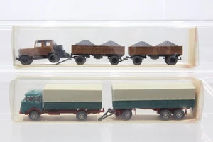 H0 1:87 Wiking Krupp Hanomag Anhänger Hängerzug LKW Konvolut OVP N59 - Picture 1 of 2