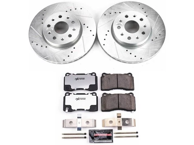 Kit de pastillas de freno delanteras y rotor para Cadillac CTS 2014-2019 2015 2016 2017 GY957DY Foto 1 de 1