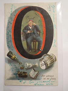 Leer gebrannt ist die Stätte - Betrunkener Student / Karte - Studentika - Bild 1 von 1