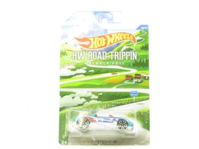 Hotwheels MX48 Turbo Oberalp Passare Blu Strada Trippin Lungo Scheda 1 64 Scala - Immagine 1 di 2