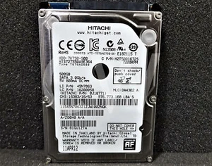 HTS727550A9E364 Hitachi 0J18811 500GB 7.2K RPM 3Gb/s 2.5"SATA HDD Hard Drive - Picture 1 of 2
