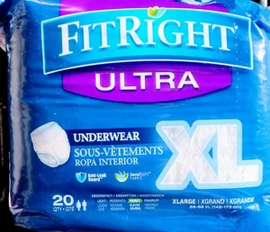 FitRight Ultra Schutzunterwäsche, X-Large, Beutel mit 20 - Bild 1 von 3