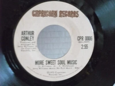 Arthur Conley,Capricorn 0006,"More Sweet Soul Music",US,7"45,1972,deep soul,Mint - Image 1 of 2