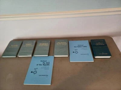 VOYAGES IN HISTORY 5 New Catholic Textbooks w 2 New Workbooks Homeschooling - Image 1 of 4