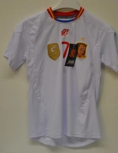 **MAILLOT FOOT ESPAGNE ESPANA 2010 CHAMPION DU MONDE CAMPEONES DEL MUNDIAL BARCA - Imagen 1 de 3