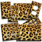 LEOPARD ANIMAL SKIN PRINT THEME LIGHT SWITCH OUTLET WALL PLATE ROOM HOME DECOR