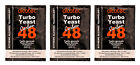 3x Alcotec Carbon 48 Turbo Yeast with Activated Carbon