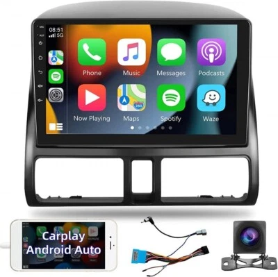 For Honda CRV 2002-2006 Carplay 64GB Android 13.0 GPS Car Stereo Radio + Camera - image 1 of 4