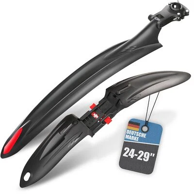 Fahrrad Schutzblech Mountainbike Schutzbleche 24 26 27,5 28 29 Zoll Vorne Hinten - Bild 1 von 4