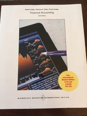 Financial Accounting 9th Edition 978-1-259-25412-3   - Image 1 of 4