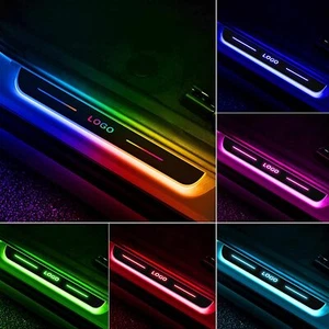 4PC Wiring-Free LED Door Sill Pro Waterproof Auto-Sensing Welcome Courtesy Light - Bild 1 von 10