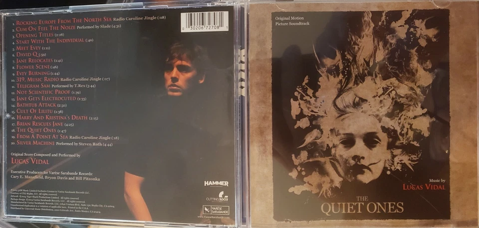 Quiet Ones Soundtrack CD 2014 Varese Sarabande Lucas Vidal FAST SHIP FROM USA - Image 1 of 1