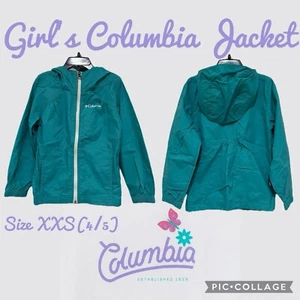 Girls Clothes Columbia Switchback Rain Jacket Size XXS 4/5 - Picture 1 of 14