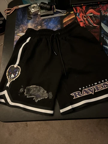NFL Baltimore Ravens Pro Standard Mens Shorts Size Medium From Fanatics Read Cover