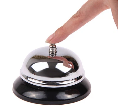 Tischklingel Rezeptionsklingel Hotelklingel Glocke Thekenklingel Concierge  - Bild 1 von 2