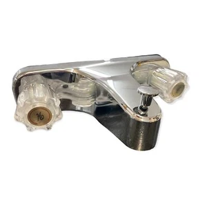 Grifo cromado para bañera y ducha móvil Waterways (conexión de plomería offset) - Imagen 1 de 3