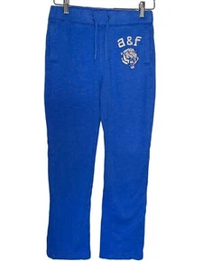 Abercrombie & Fitch Kids Blue Logo Sweat Pants Size Medium - Picture 1 of 8
