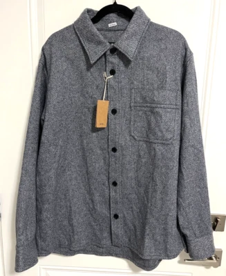 A.P.C. Men’s Surchemise Basile Wool Blended Overshirt Jacket - Size XL -MRSP$455 - Image 1 of 4