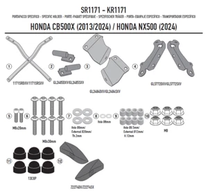 Honda CB 500 X 2013-2023 and NX 500 2024 2025 Givi SR1171 Trunk Brackets - Picture 1 of 7