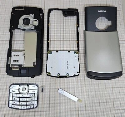 Cover originale Nokia N70 mix argento NUOVO ARTICOLO EOL - Immagine 1 di 2