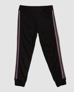 $70 Flowers by Zoe Kids Girls Black Metallic Stripe Sweatpants Size Large - Picture 1 of 1