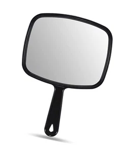 Hand Held Mirror Extra Large For Barber Lady Makeup Beauty Cosmetic With Handle - Picture 1 of 6