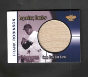 Tri City Sports Frank Robinson #24/50 2013 juego usado reliquia de murciélago Cincinnati Rods - Imagen 1 de 2
