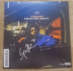 CURREN$Y signed auto COLLECTION AGENCY Vinyl LP CURRENSY Spitta Andretti - Picture 1 of 9