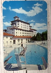 Broadmoor Hotel Schwimmbad Colorado Springs CO Vintage Postkarte - Bild 1 von 3