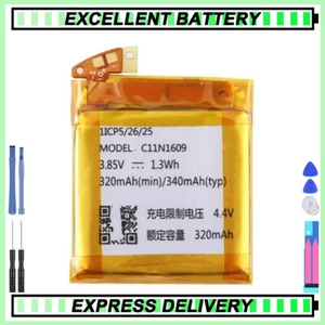 C11N1609 320mAh Battery For ASUS ZenWatch 3 (WI503Q) Smartwatch - Zdjęcie 1 z 5