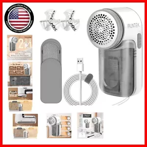 Effortless 2-in-1 Lint Shaver and Brush - Electric Wool Defuzzer with USB Power - Picture 1 of 9