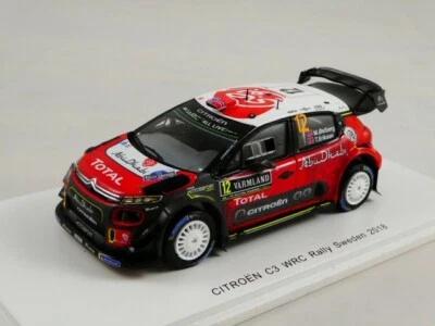 Spark Citroen C3 WRC #12 Ostberg Rally Sweden 2018 1/43 S5965 - Immagine 1 di 3