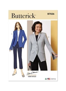 Giacca da miss Butterick MODELLO CUCITO B7026 taglie 8-16 o 18-26 - Foto 1 di 7