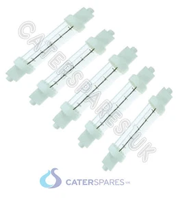 Sécurité Alimentaire Chaleur Lampe Double Manche Verre 120MM 200W à Clipser Type - Picture 1 of 1