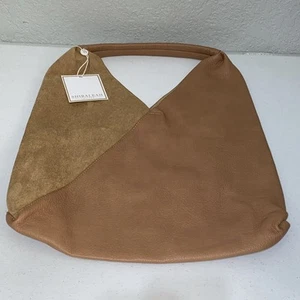 SHIRALEAH CHICAGO Marrón Tostado ARDEN TOTE Gamuza Granulado Guijarro Cartera Bolso de Mano NUEVO - Imagen 1 de 9