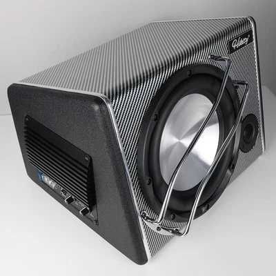 Subwoofer coche 10" 3800W alimentado Active boss caja gabinete CON KIT DE CABLEADO Foto 1 de 3