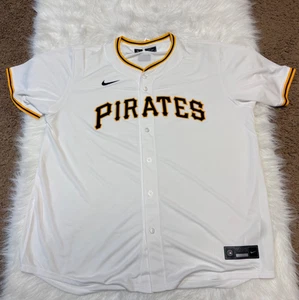 Pittsburgh Pirates White Size 2XL Baseball Jersey - Picture 1 of 8