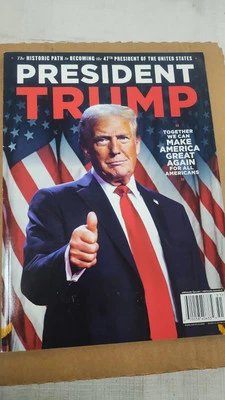 PRESIDENT DONALD TRUMP - SPECIAL EDITION MAGAZINE 2024 - Image 1 of 3