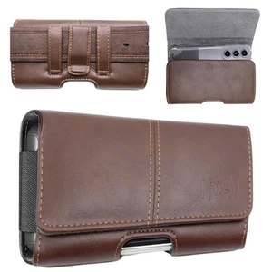 Kabelloses City Handyholster für Männer Frauen, horizontale Handyhülle, passt... - Bild 1 von 6