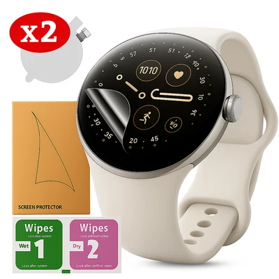 For Google Pixel 2 3 4 41mm 45mm Screen Protector Hydrogel Film Cover - Image 1 of 4