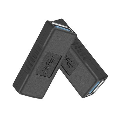 2Pcs Usb 3.0 Type A Female To Female Adapter Coupler Gender Changer6007 - Image 1 of 4