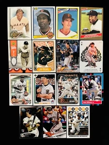 Lot of 15 Giants HOFers, RCs, & Stars, 1982-2024, No Duplicates! - Picture 1 of 17