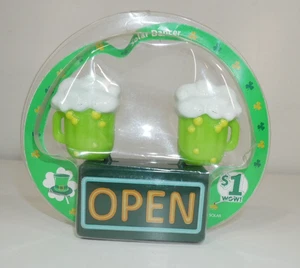 Solar Powered Dancing - St. Patrick’s Day - BEER Sign “Open” - Picture 1 of 4