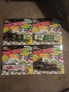 Racing Champions Team Transporter micro Machine 1990s Edition NASCAR Lot Of 4 - Picture 1 of 11