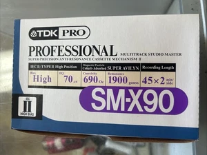 10 PCS TDK PRO Professional SM-X90 Type II High Bias Blank Cassette Tape NEW - Picture 1 of 4