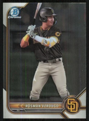 2022 Bowman Chrome Draft #BDC161 Rosman Verdugo - Image 1 of 2