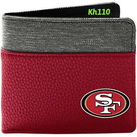 NFL San Francisco 49ers Pebble Bi Fold Wallet Cover