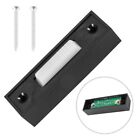 Universal Garage Door Opener Switch with Black Finish and Soft Green Light